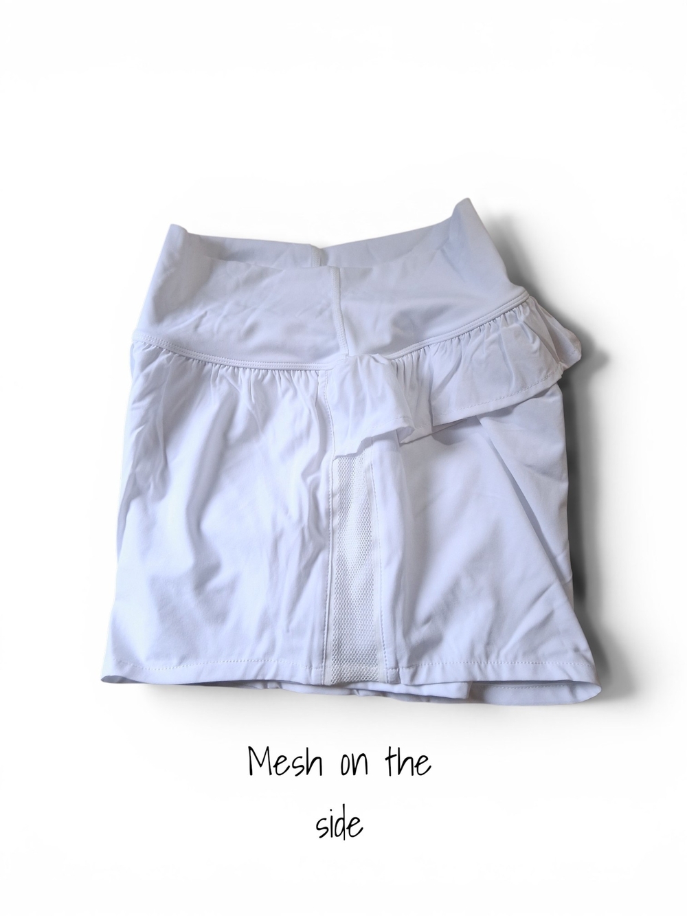 🆕️ Halara Breezeful High Waisted Ruffle Yoga Shorts Womens Small - Picture 9 of 14